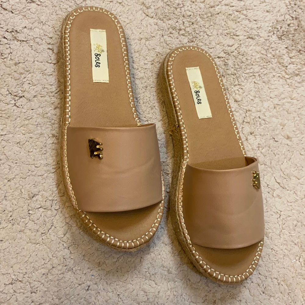 Soles Sandals, Boutique Brand, Never been worn